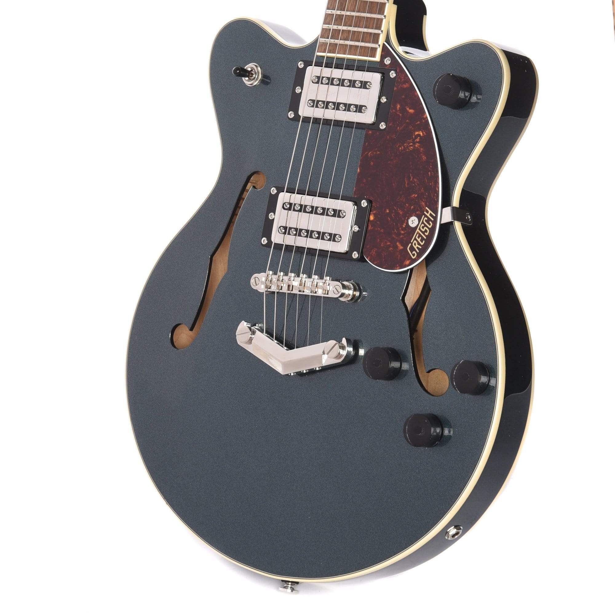 Gretsch G2655 Streamliner Center Block Jr. Gunmetal w/V-Stoptail & Broad'Tron Pickups Electric Guitars / Semi-Hollow