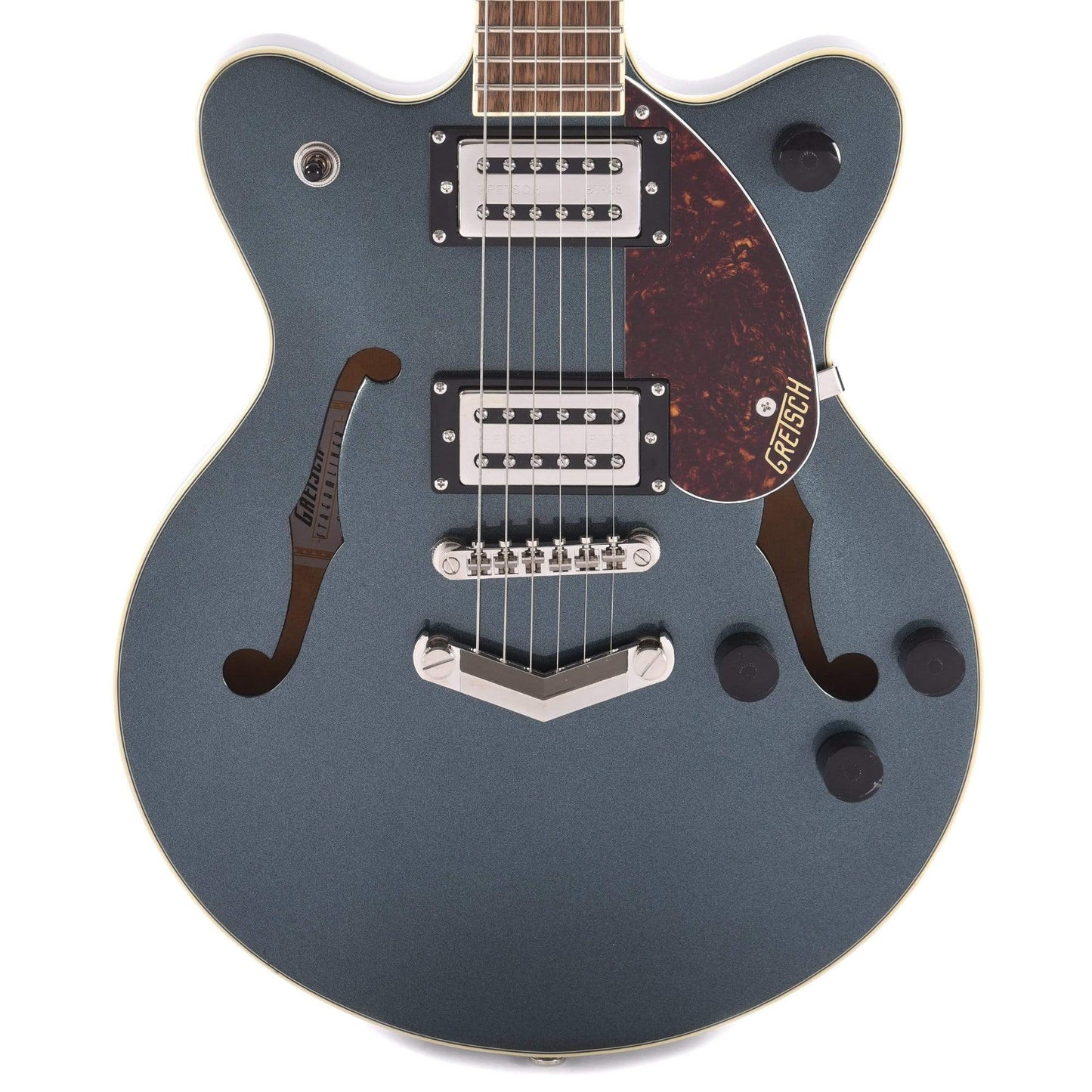 Gretsch G2655 Streamliner Center Block Jr. Gunmetal w/V-Stoptail & Broad'Tron Pickups Electric Guitars / Semi-Hollow
