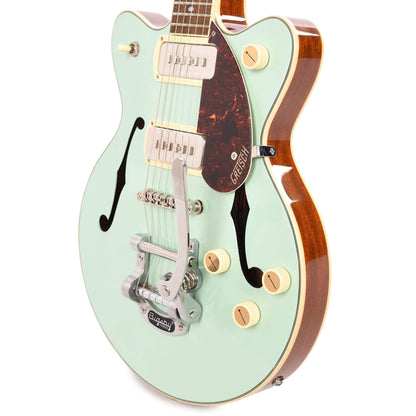 Gretsch G2655T-P90 Streamliner Center Block Jr. Double-Cut P90 Two-Tone Mint Metallic and Vintage Mahogany Stain w/Bigsby Electric Guitars / Semi-Hollow