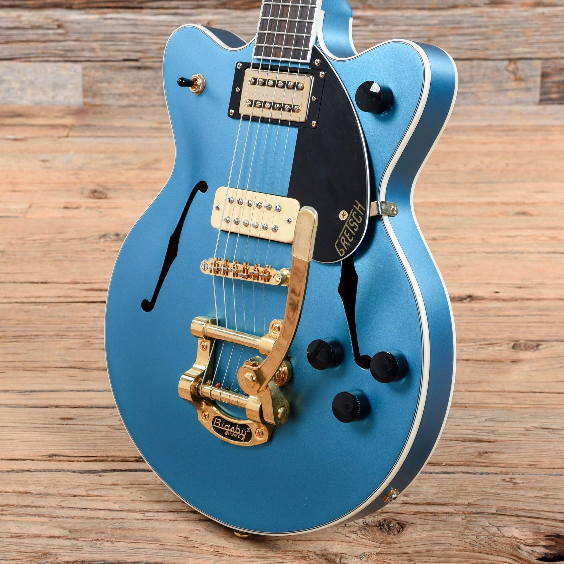 Gretsch G2655TG-P90 Limited Edition Streamliner Center Block Jr. Riviera Blue Satin 2018 Electric Guitars / Semi-Hollow