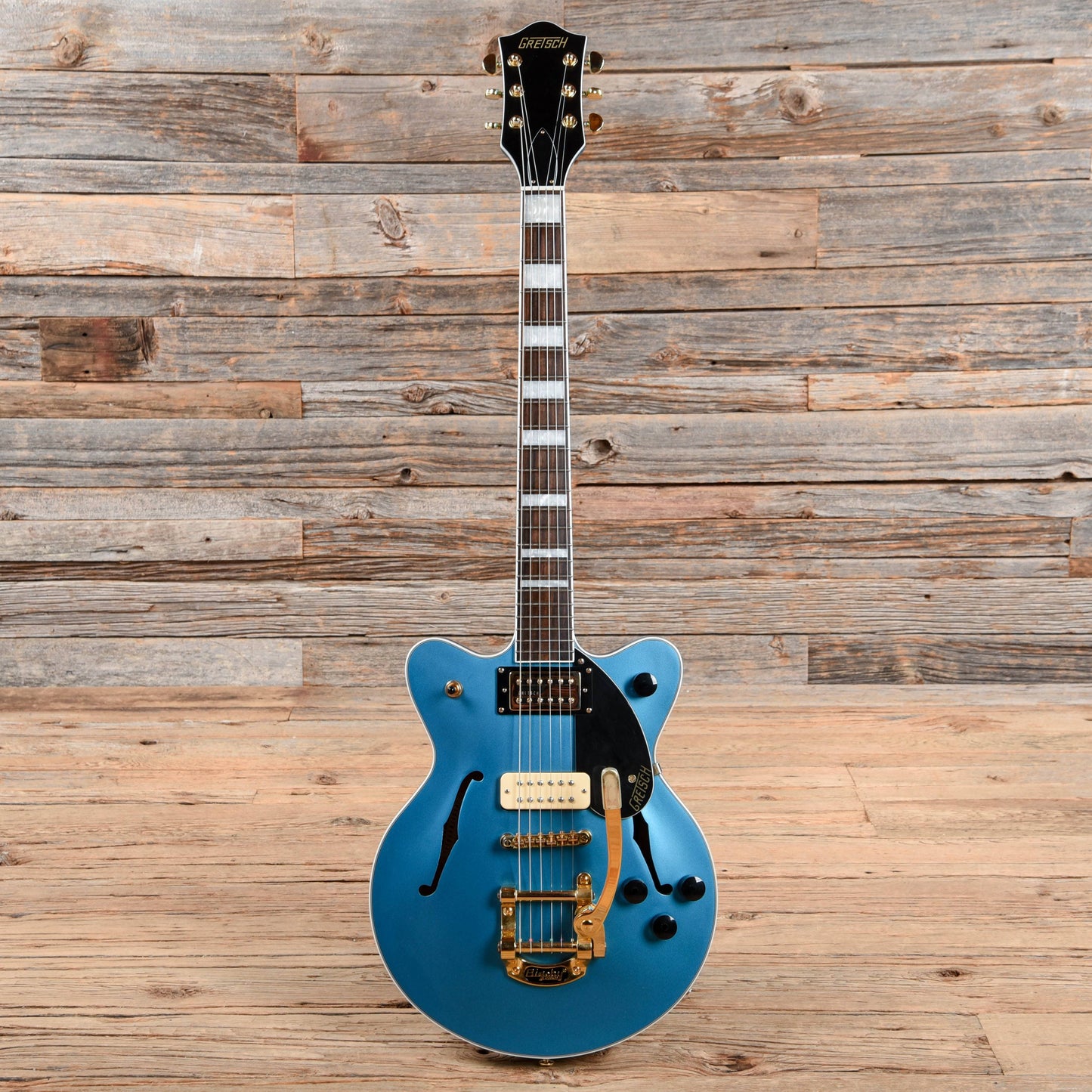 Gretsch G2655TG-P90 Limited Edition Streamliner Center Block Jr. Riviera Blue Satin 2018 Electric Guitars / Semi-Hollow