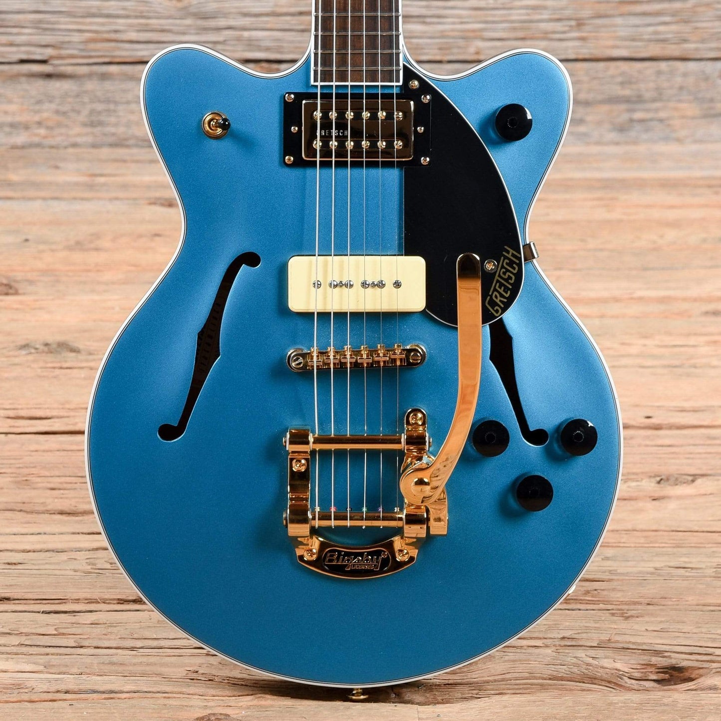 Gretsch G2655TG-P90 LTD Streamliner Center Block Jr. Riviera Blue Satin 2018 Electric Guitars / Semi-Hollow