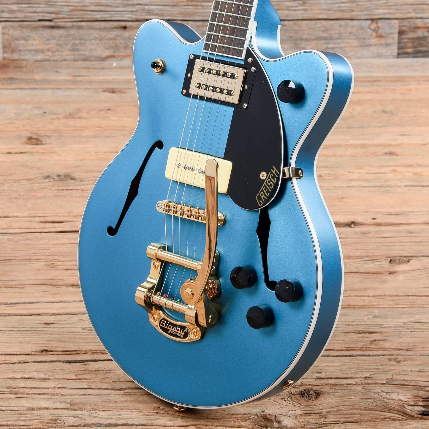Gretsch G2655TG-P90 LTD Streamliner Center Block Jr. Riviera Blue Satin 2018 Electric Guitars / Semi-Hollow