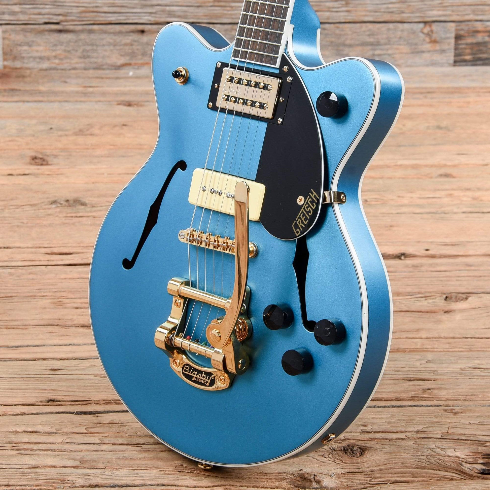 Gretsch G2655TG-P90 LTD Streamliner Center Block Jr. Riviera Blue Satin 2018 Electric Guitars / Semi-Hollow