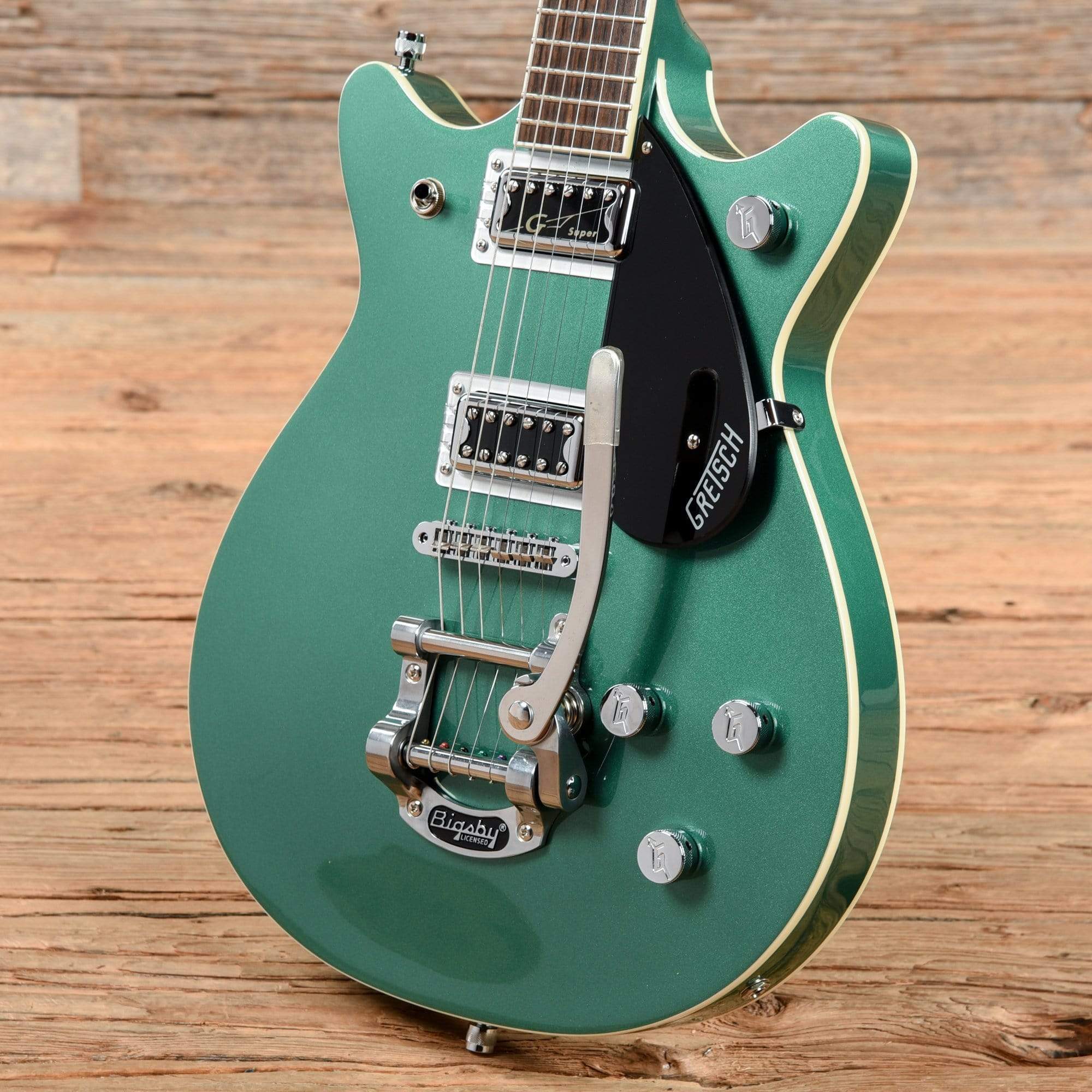Gretsch G5655T-CB Electromatic Center Block Double Jet Georgia Green Electric Guitars / Semi-Hollow