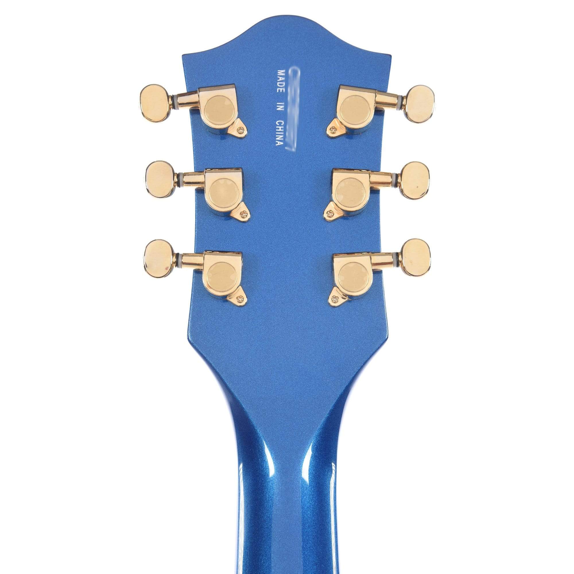 Gretsch G5655TG Electromatic Center Block Jr. Azure Metallic w/Bigsby & Black Top Broad'Tron Pickups Electric Guitars / Semi-Hollow