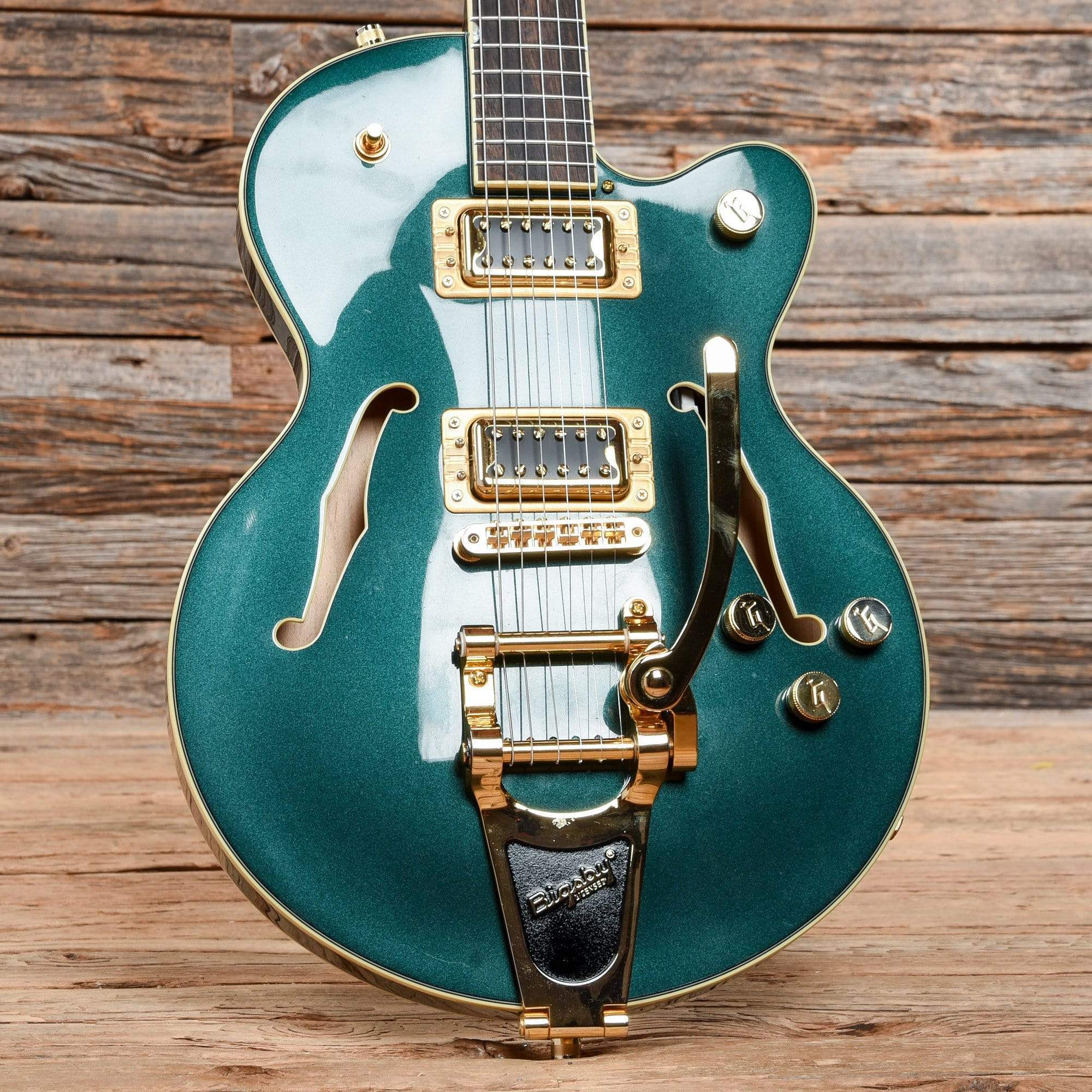 Gretsch G5655TG Electromatic Center Block Jr. Cadillac Green 2018 Electric Guitars / Semi-Hollow