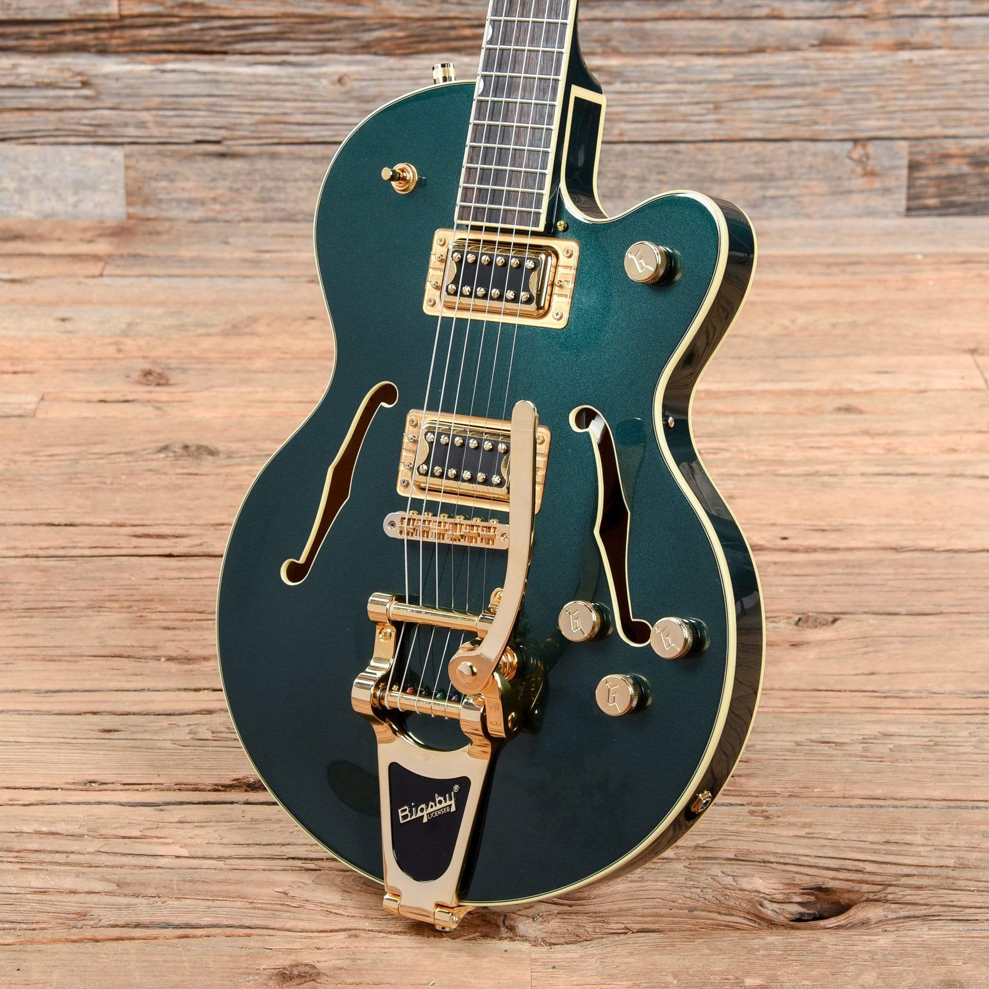 Gretsch G5655TG Electromatic Center Block Jr. Cadillac Green 2018 Electric Guitars / Semi-Hollow
