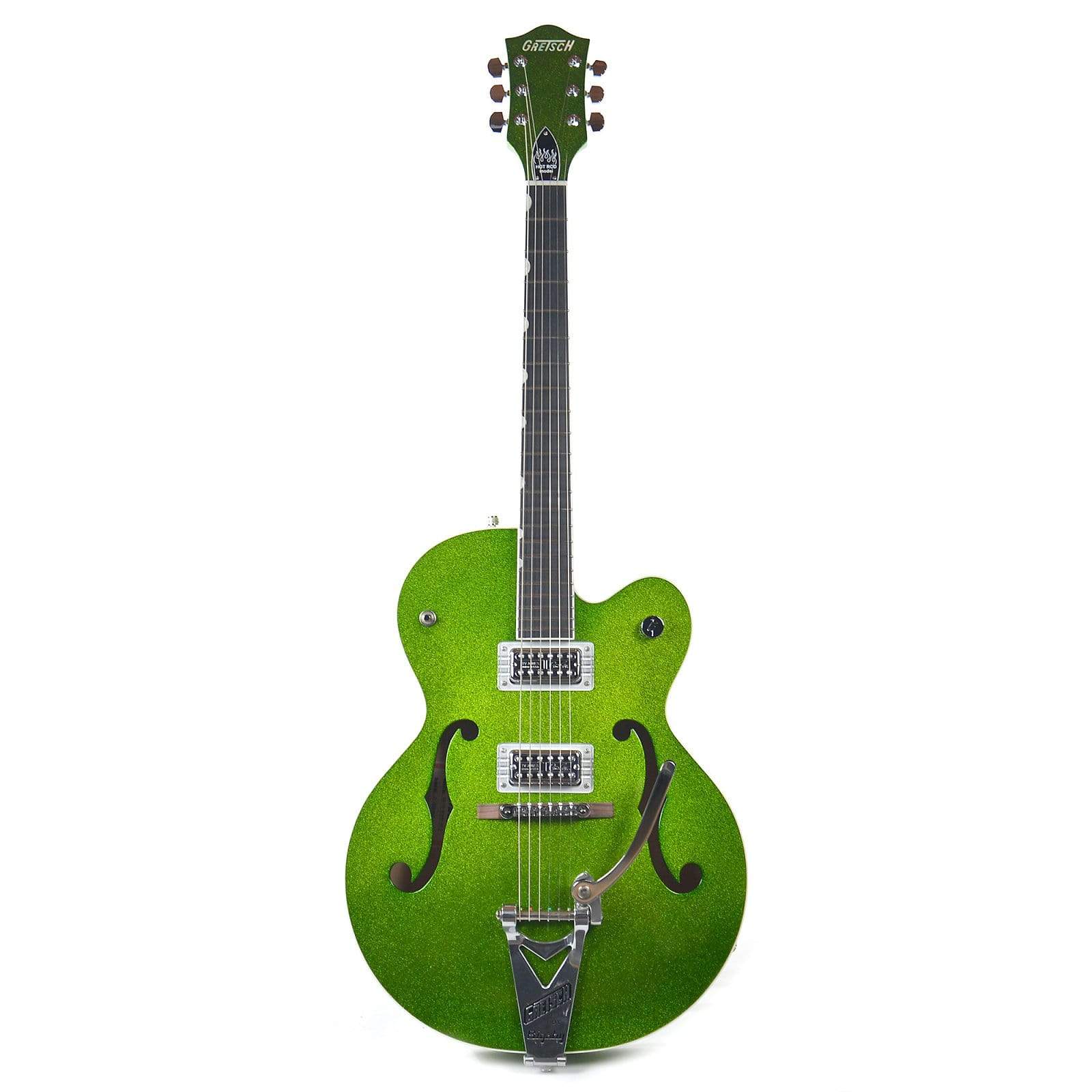 Gretsch G6120SH-GSPK Brian Setzer Hot Rod Green Sparkle w/Bigsby Electric Guitars / Semi-Hollow
