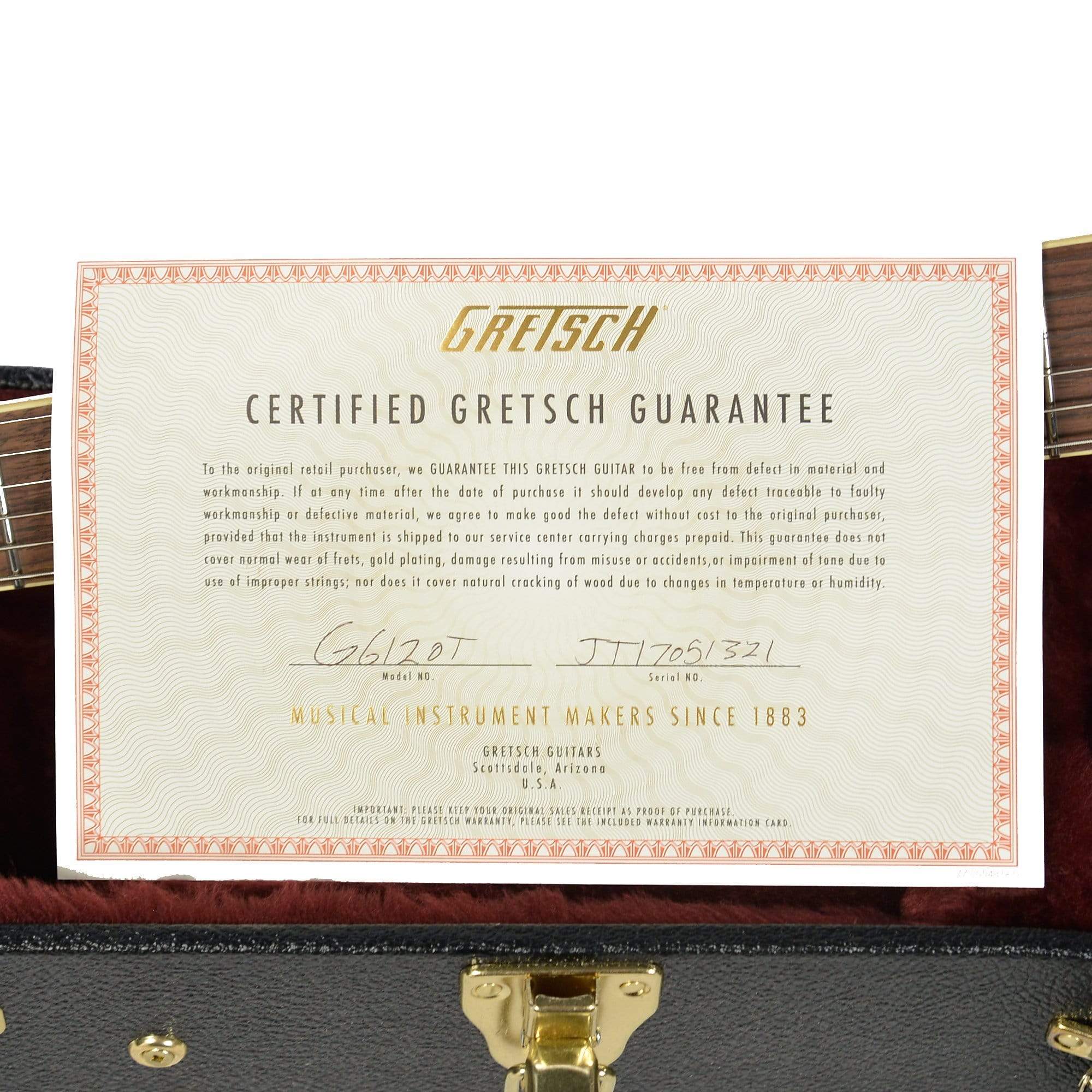 Gretsch G6120T-55 Vintage Select Edition 55 Chet Atkins Vintage Orange Stain Lacquer Electric Guitars / Semi-Hollow