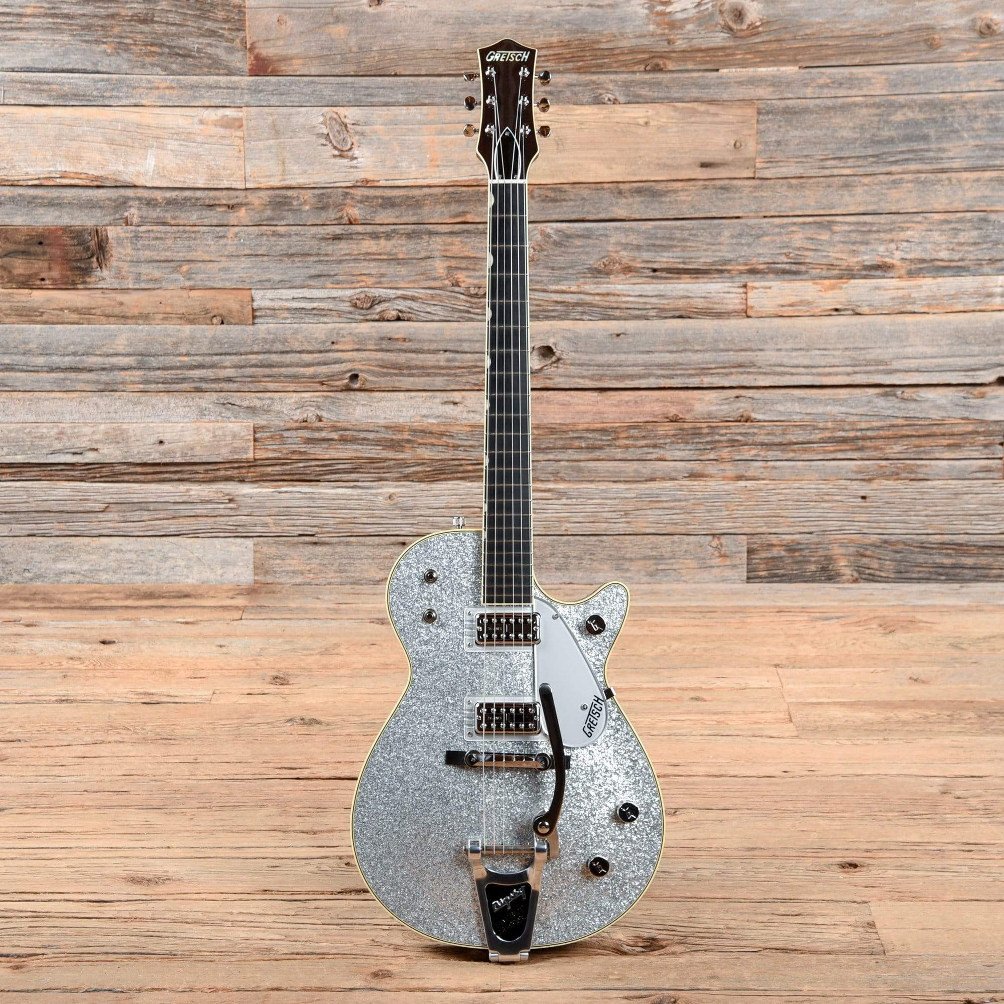 Gretsch G6129T-59 Vintage Select '59 Silver Jet w/Bigsby Electric Guitars / Semi-Hollow