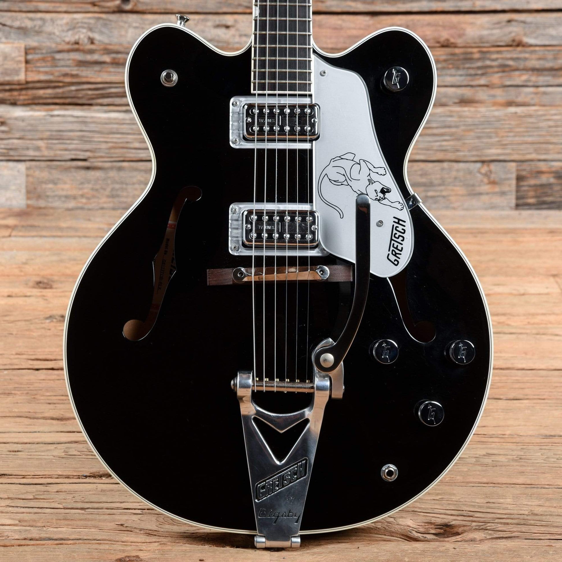 Gretsch G6137TCB Panther Center Block Black 2012 Electric Guitars / Semi-Hollow