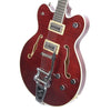 Gretsch G6609TFM Players Edition Broadkaster Center Block Double Cutaway Dark Cherry Stain w/Bigsby Electric Guitars / Semi-Hollow