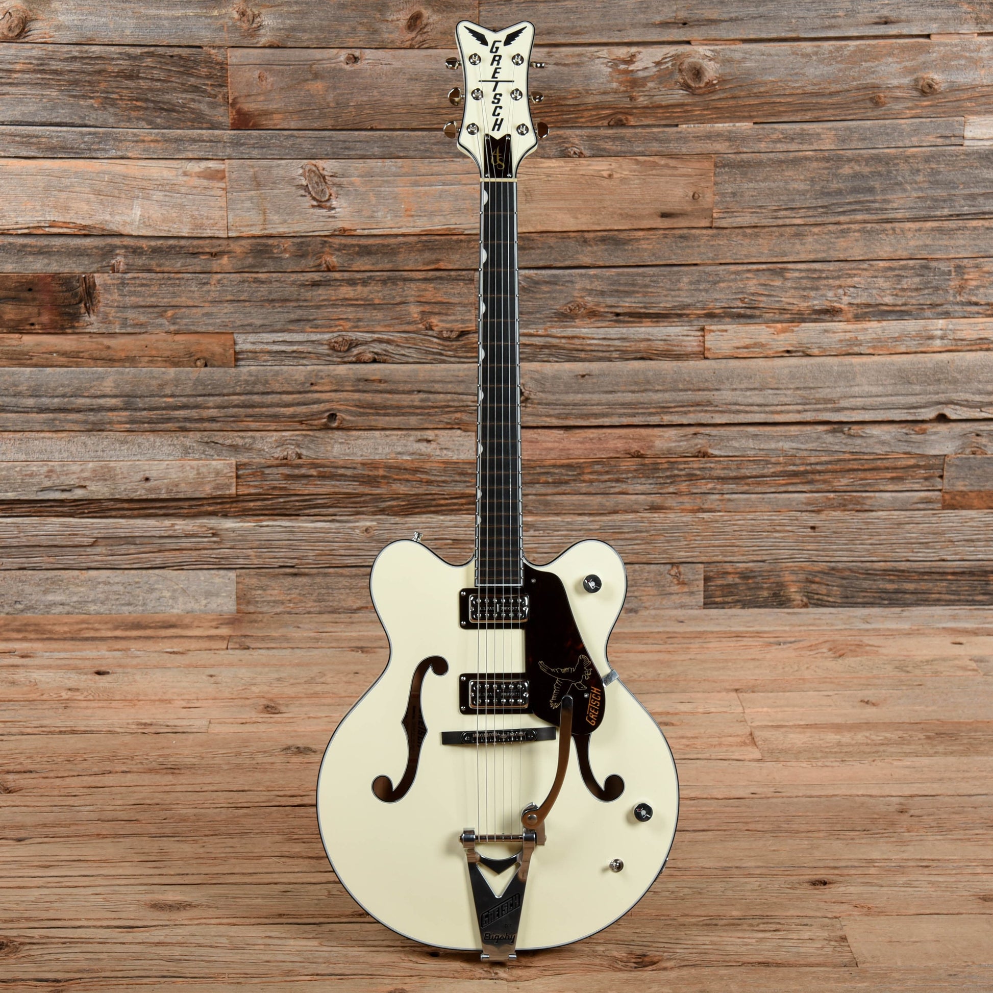 Gretsch G6636T-RF Richard Fortus Signature Falcon Center Block Vintage White 2021 Electric Guitars / Semi-Hollow