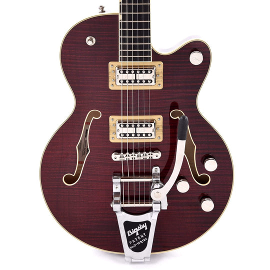 Gretsch G6655TFM Players Edition Broadkaster Jr. Center Block Single Cutaway Dark Cherry Stain w/Big Electric Guitars / Semi-Hollow
