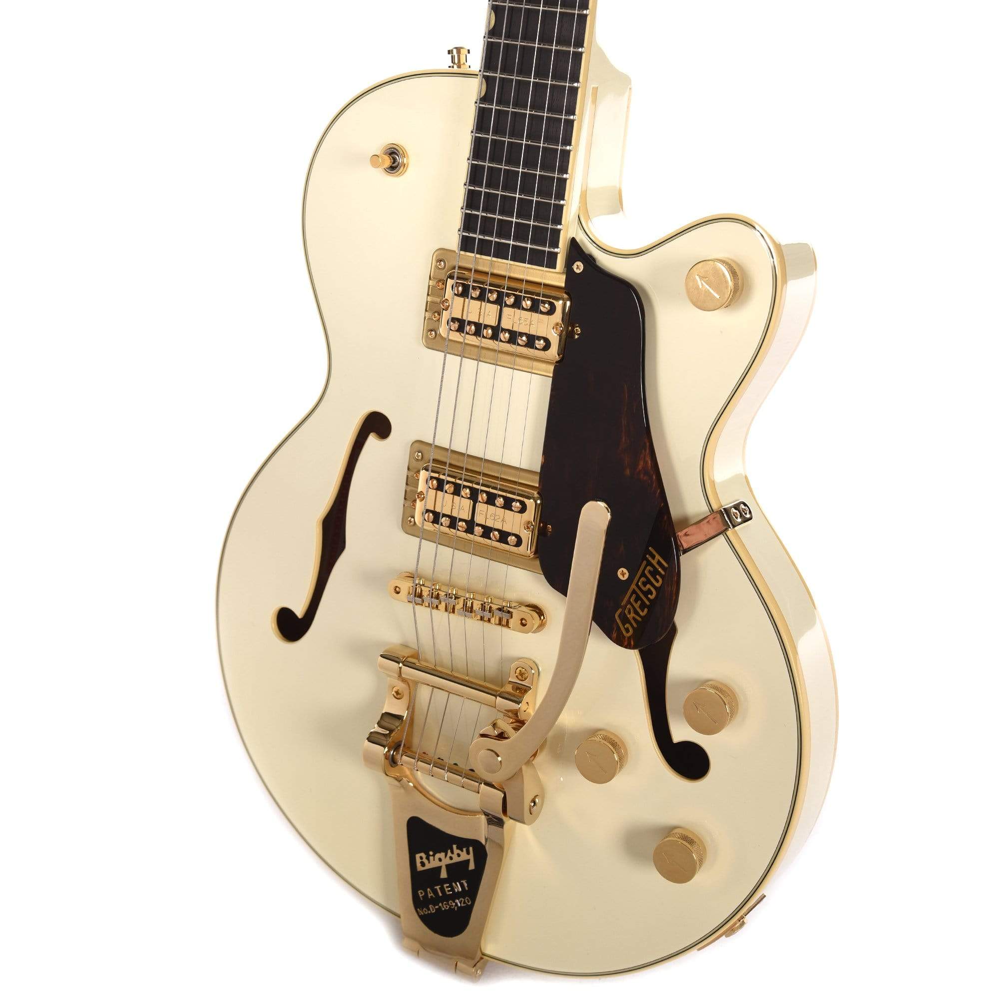 Gretsch G6659TG Broadkaster Jr Center Block Single-Cut Vintage White w/Bigsby Electric Guitars / Semi-Hollow