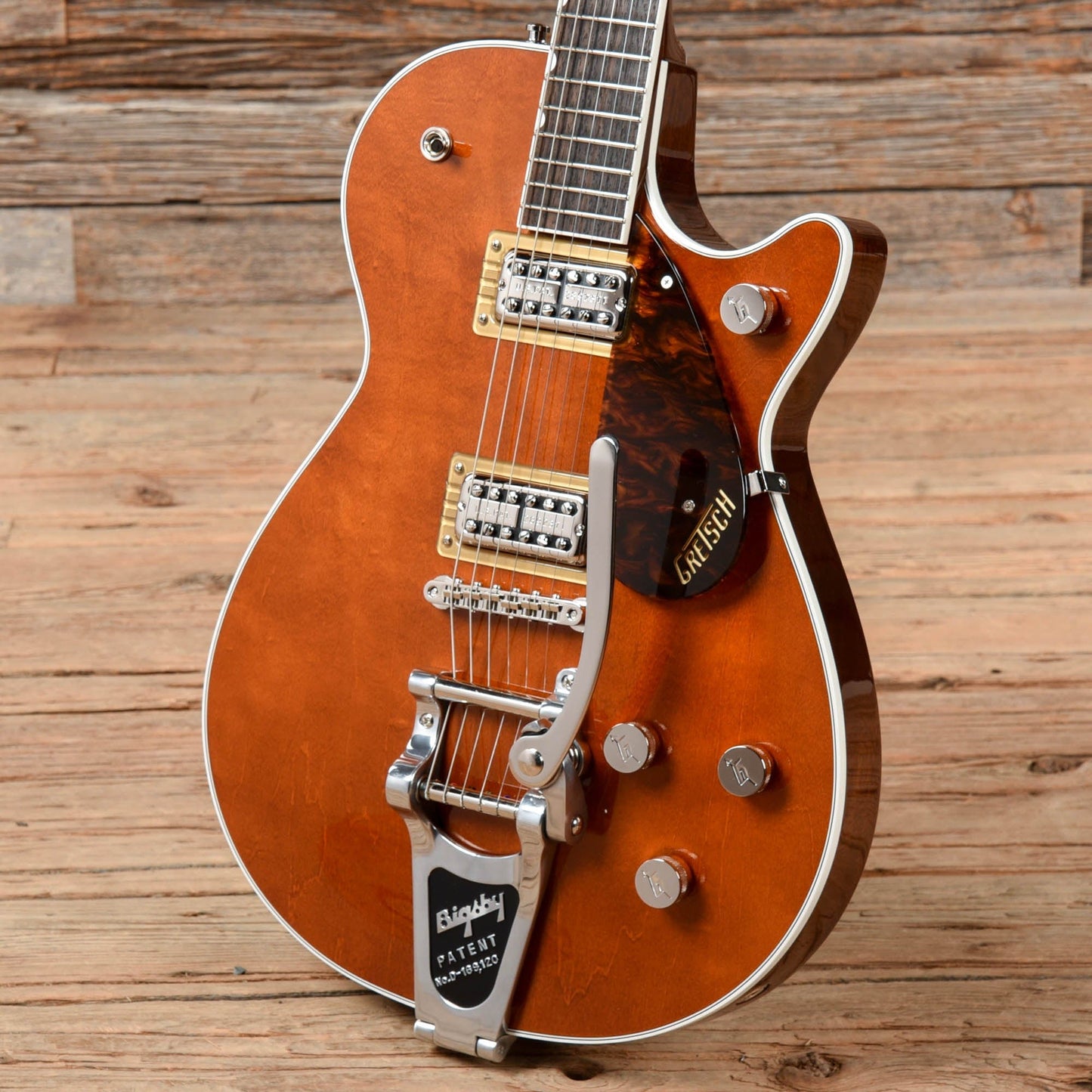 Gretsch 6128T Players Edition Jet FT w/ Bigsby Roundup Orange 2022 Electric Guitars / Solid Body