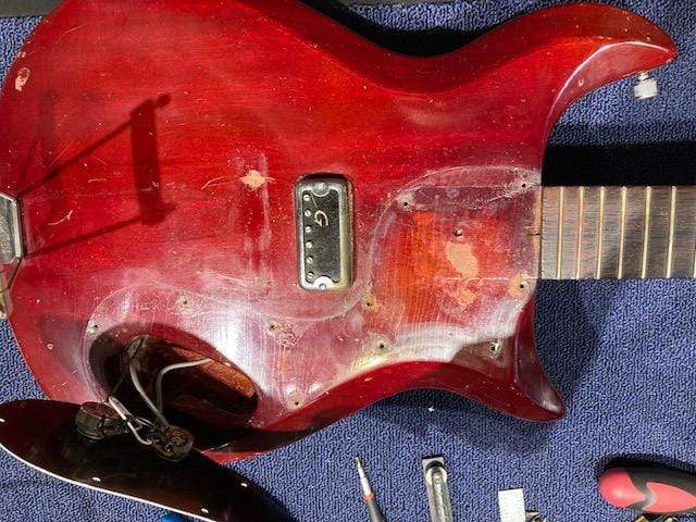 Gretsch Corvette Cherry Red 1963 Electric Guitars / Solid Body