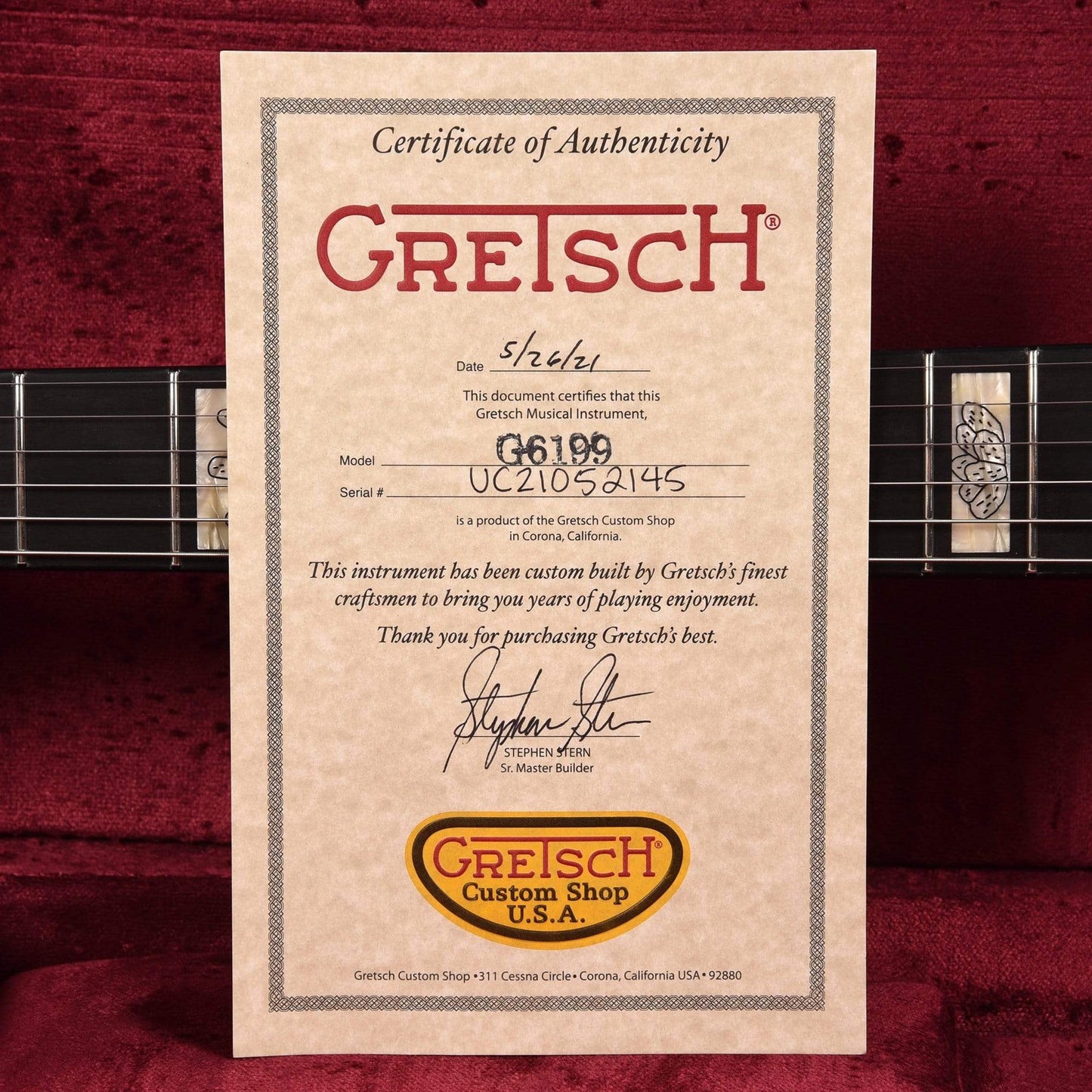 Gretsch Custom Shop Caddy Bo Aged White Relic w/Ebony Fingerboard & ThroBak '70/Select Pickups Master Built by Stephen Stern Electric Guitars / Solid Body
