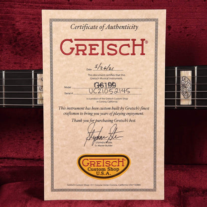 Gretsch Custom Shop Caddy Bo Aged White Relic w/Ebony Fingerboard & ThroBak '70/Select Pickups Master Built by Stephen Stern Electric Guitars / Solid Body
