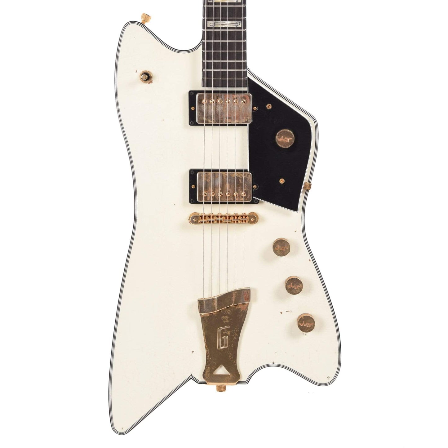 Gretsch Custom Shop Caddy Bo Aged White Relic w/Ebony Fingerboard & ThroBak '70/Select Pickups Master Built by Stephen Stern Electric Guitars / Solid Body