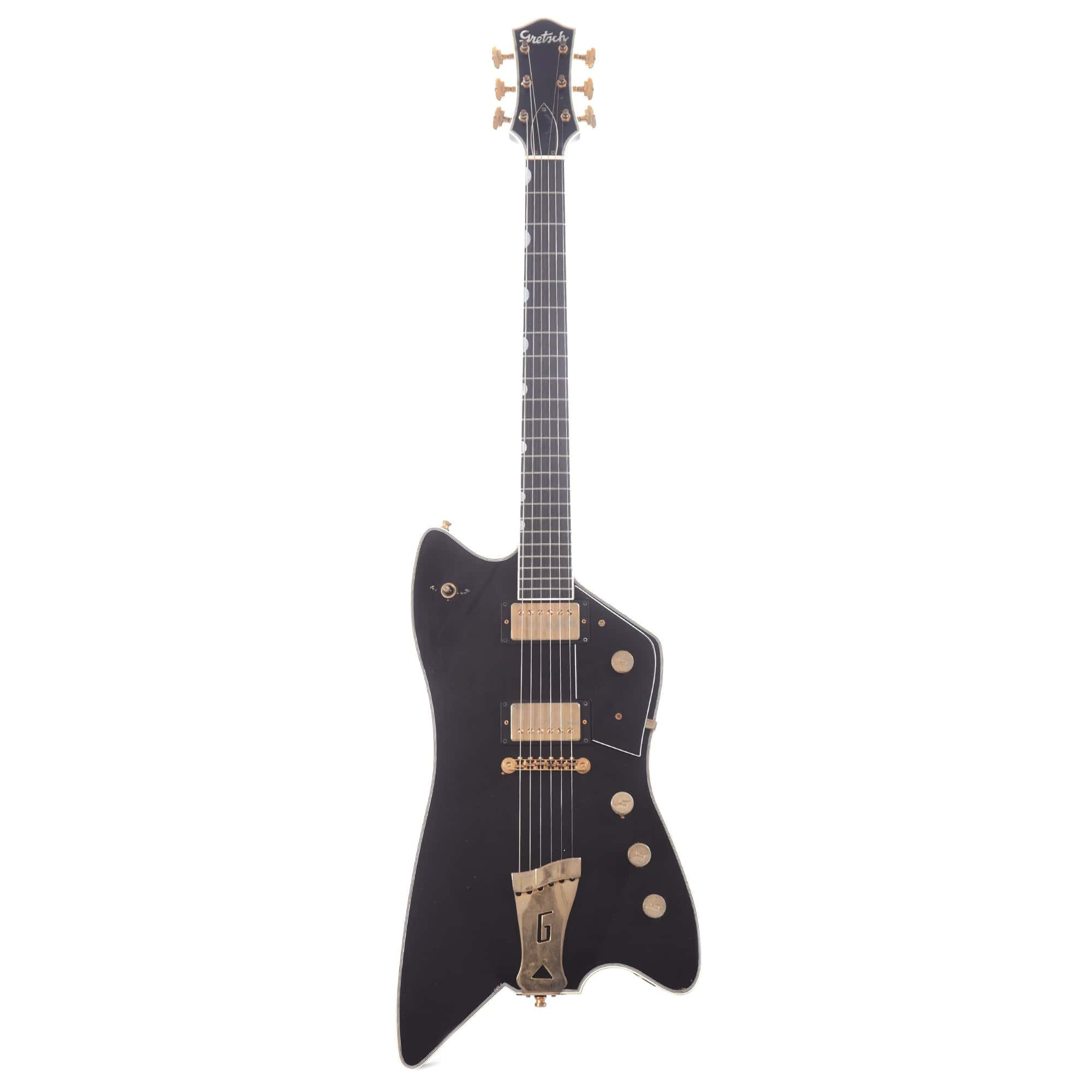 Gretsch Custom Shop Ebony Caddy Bo Relic w/Ebony Fingerboard & ThroBak SLE-101 Pickups Masterbuilt by Stephen Stern Electric Guitars / Solid Body