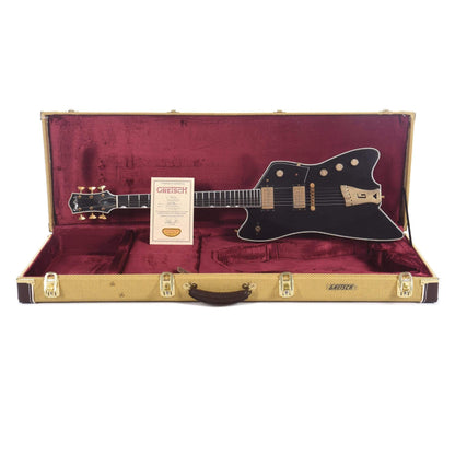 Gretsch Custom Shop Ebony Caddy Bo Relic w/Ebony Fingerboard & ThroBak SLE-101 Pickups Masterbuilt by Stephen Stern Electric Guitars / Solid Body