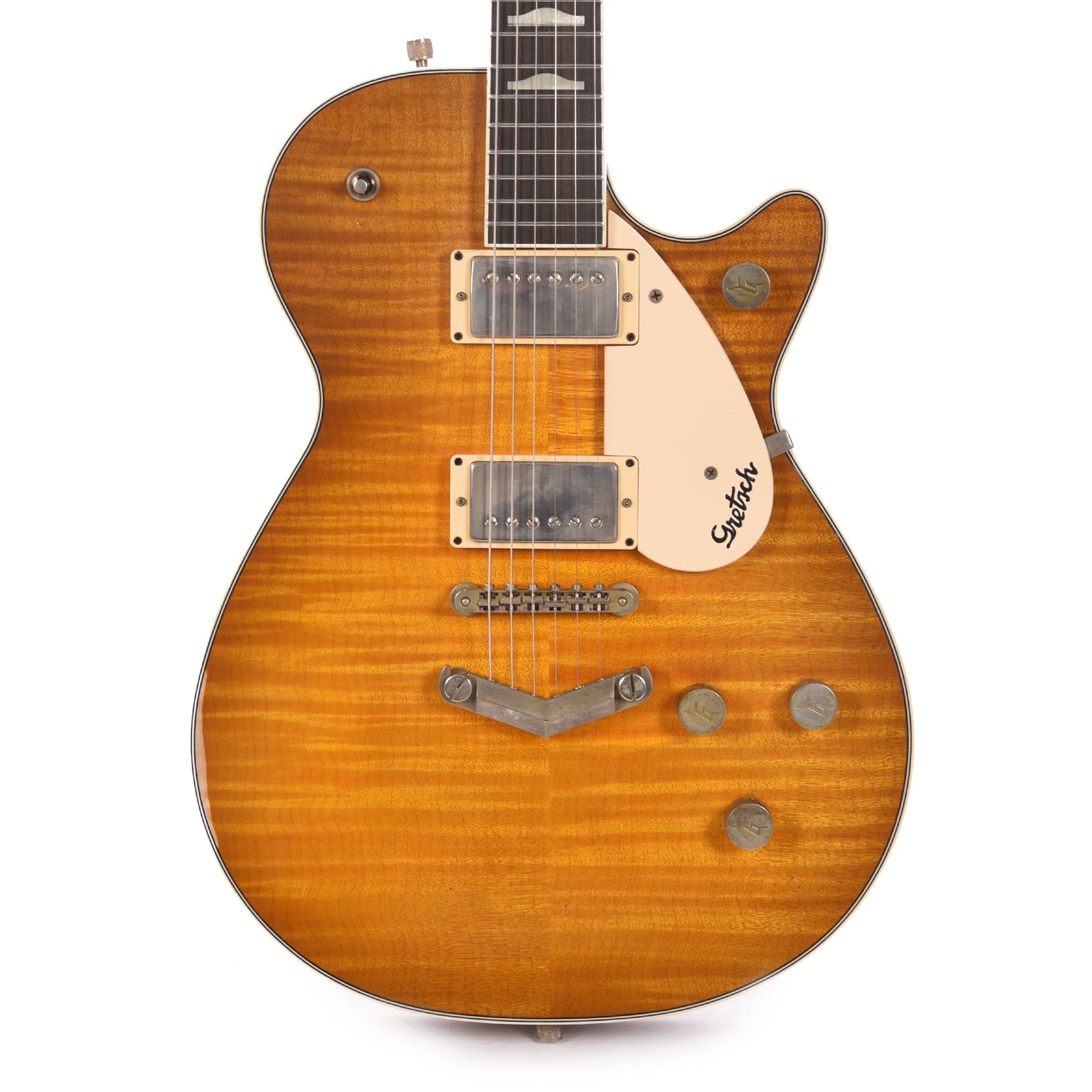 Gretsch Custom Shop G6128-57 1957 Michigan Mahogany Duo Jet Green Lemon Relic w/ThroBak SLE-101s Electric Guitars / Solid Body