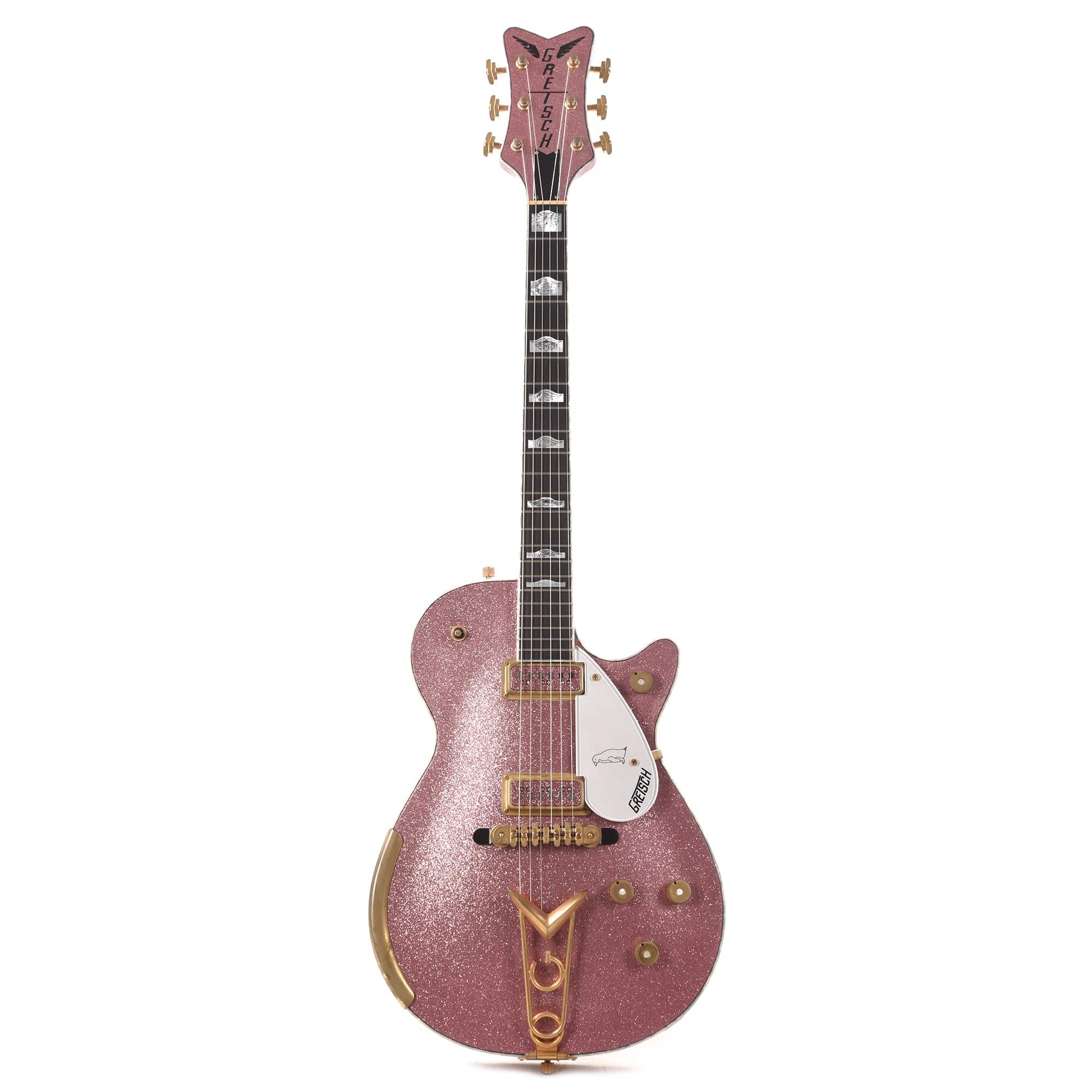 Gretsch Custom Shop G6134-57 1957 Michigan Mahogany Duo Jet Shell Pink Sparkle Relic w/Duncan Dyno Dynasonics Master Built by Stephen Stern Electric Guitars / Solid Body