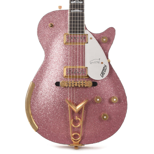 Gretsch Custom Shop G6134-57 1957 Michigan Mahogany Duo Jet Shell Pink Sparkle Relic w/Duncan Dyno Dynasonics Master Built by Stephen Stern Electric Guitars / Solid Body