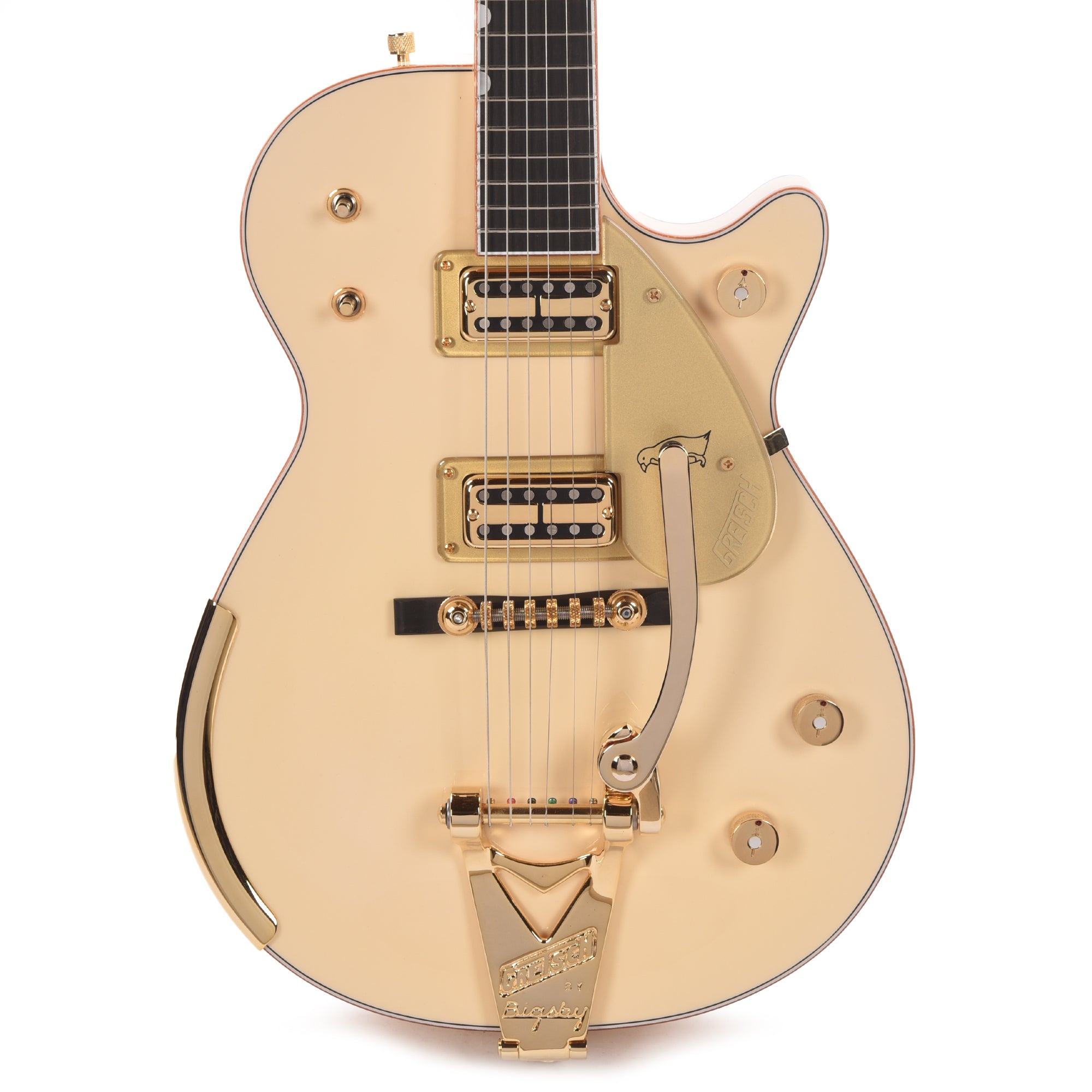 Gretsch Custom Shop G6134T-58 Penguin NOS Super Aged White Master Built by Gonzalo Madrigal Electric Guitars / Solid Body