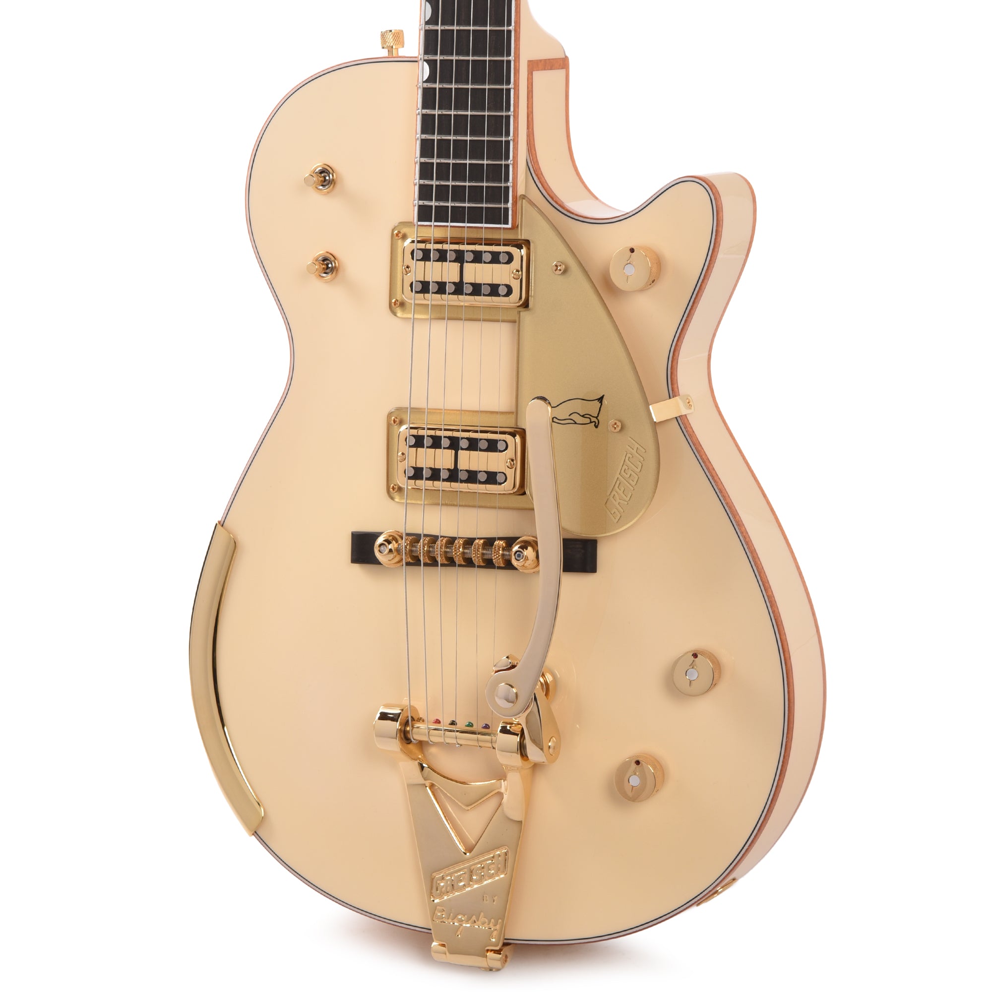 Gretsch Custom Shop G6134T-58 Penguin NOS Super Aged White Master Built by Gonzalo Madrigal Electric Guitars / Solid Body