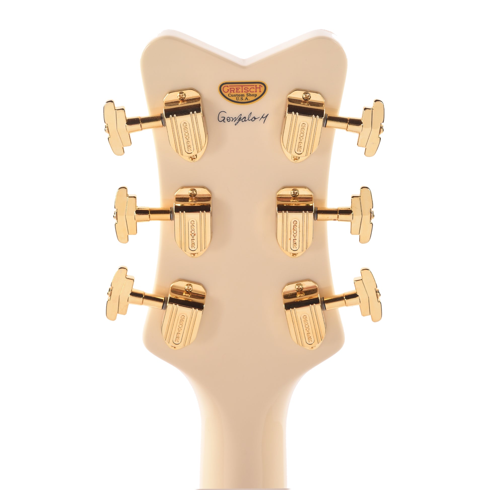 Gretsch Custom Shop G6134T-58 Penguin NOS Super Aged White Master Built by Gonzalo Madrigal Electric Guitars / Solid Body