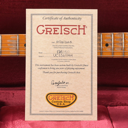 Gretsch Custom Shop G6199 Caddy Bo Ash Butterscotch Blonde E 1-Pickup Heavy Relic w/Chicago Specials Master Built by Gonzalo Madrigal Electric Guitars / Solid Body