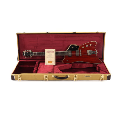 Gretsch Custom Shop Red Aniline Caddy Bo Relic w/Brazilian Rosewood Fingerboard & ThroBak ESG-102B Pickups Masterbuilt by Gonzalo Madrigal Electric Guitars / Solid Body
