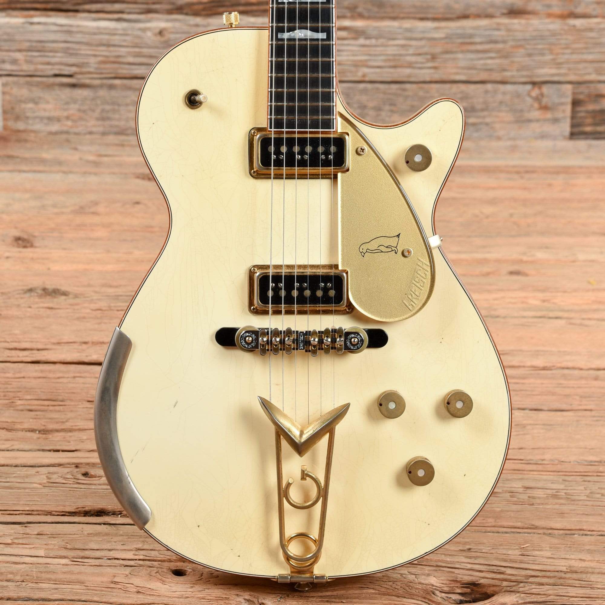 Gretsch Custom Shop Stephen Stern Masterbuilt Penguin White 2015 Electric Guitars / Solid Body