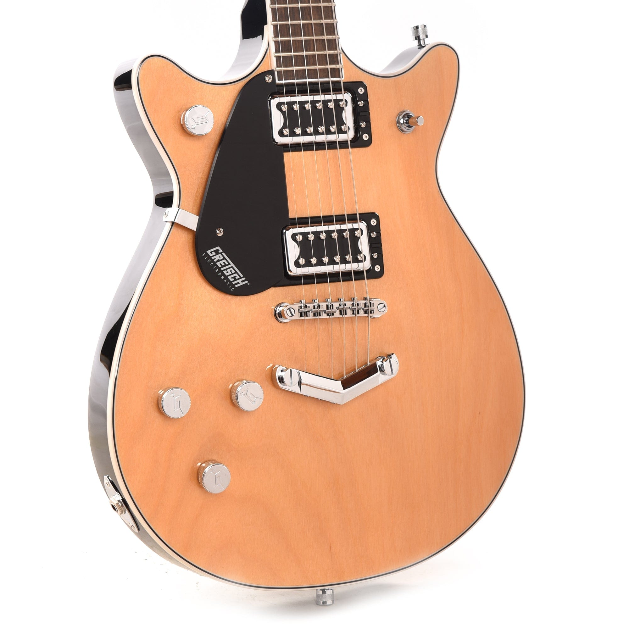 Gretsch Electromatic G5222 LEFTY Double Jet BT Natural w/V-Stoptail Electric Guitars / Solid Body