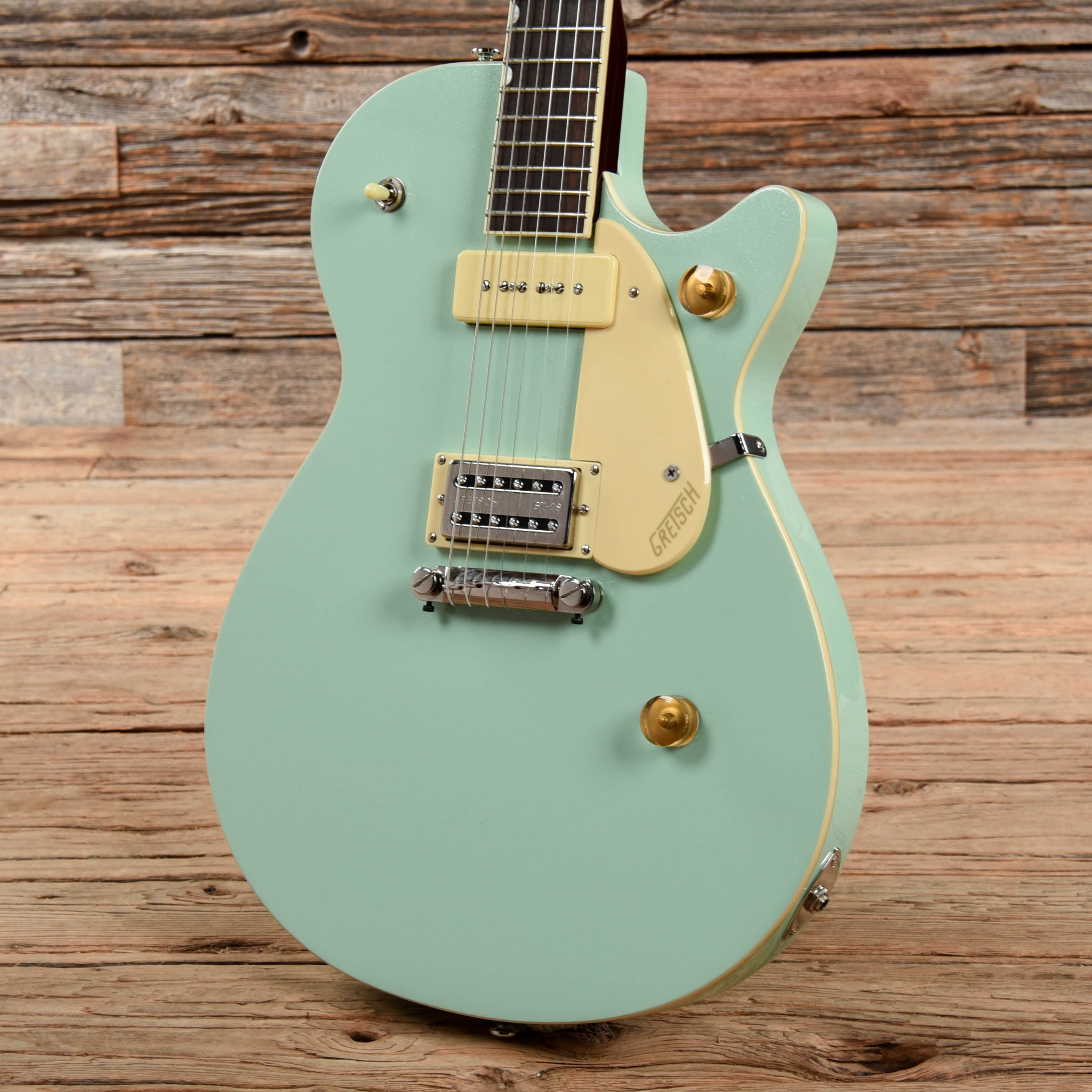 Gretsch G2215-P90 Streamliner Junior Jet Club Mint Metallic 2021 Electric Guitars / Solid Body