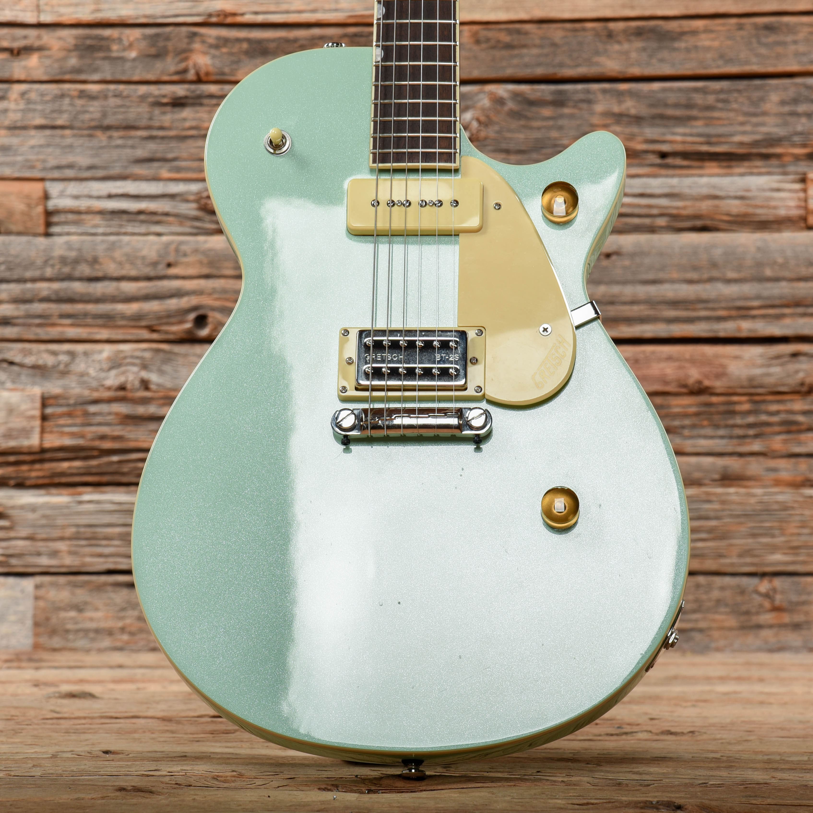 Gretsch G2215-P90 Streamliner Junior Jet Club Mint Metallic 2021 Electric Guitars / Solid Body
