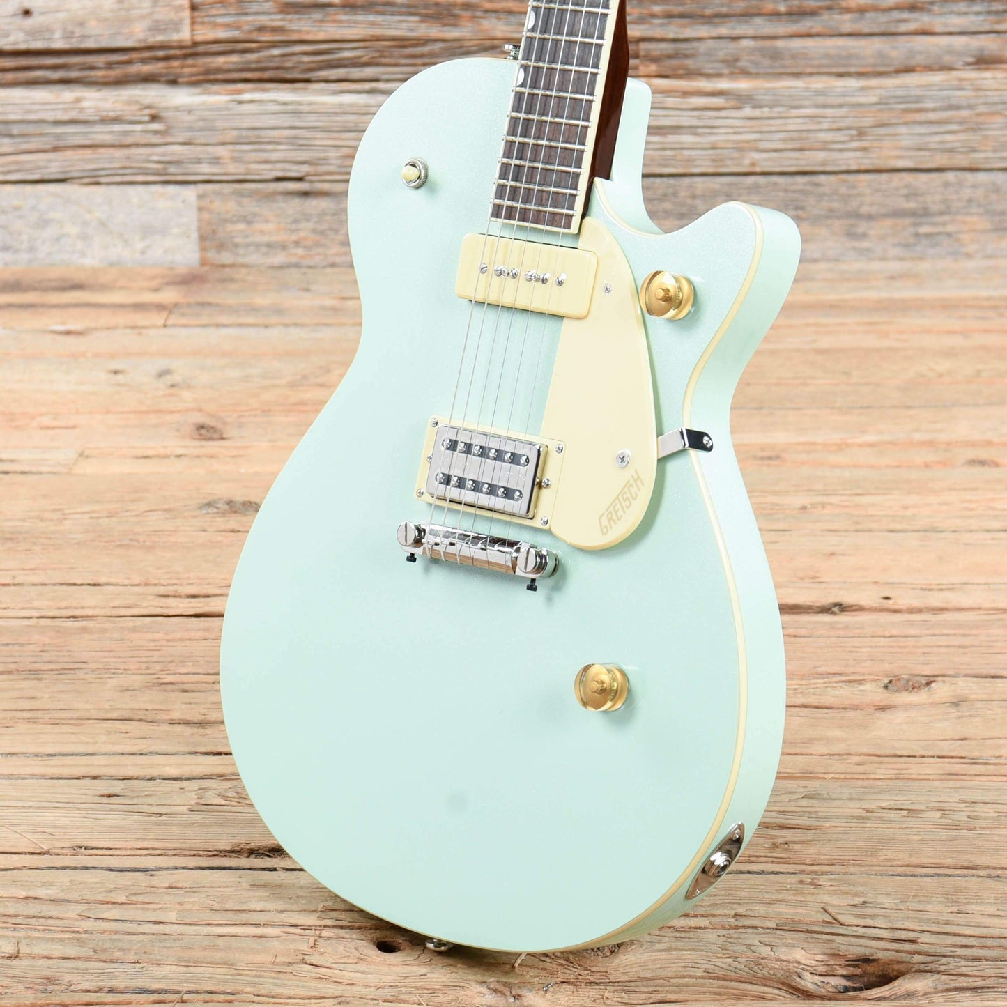 Gretsch G2215-P90 Streamliner Junior Jet Club Mint Metallic Electric Guitars / Solid Body