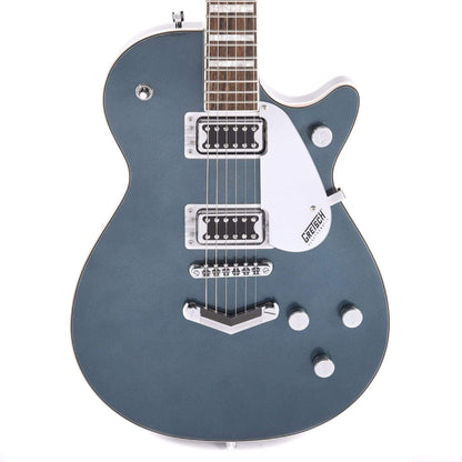 Gretsch G5220 Electromatic Jet BT Jade Grey Metallic w/V-Stoptail & Black Top Broad'Tron Pickups Electric Guitars / Solid Body