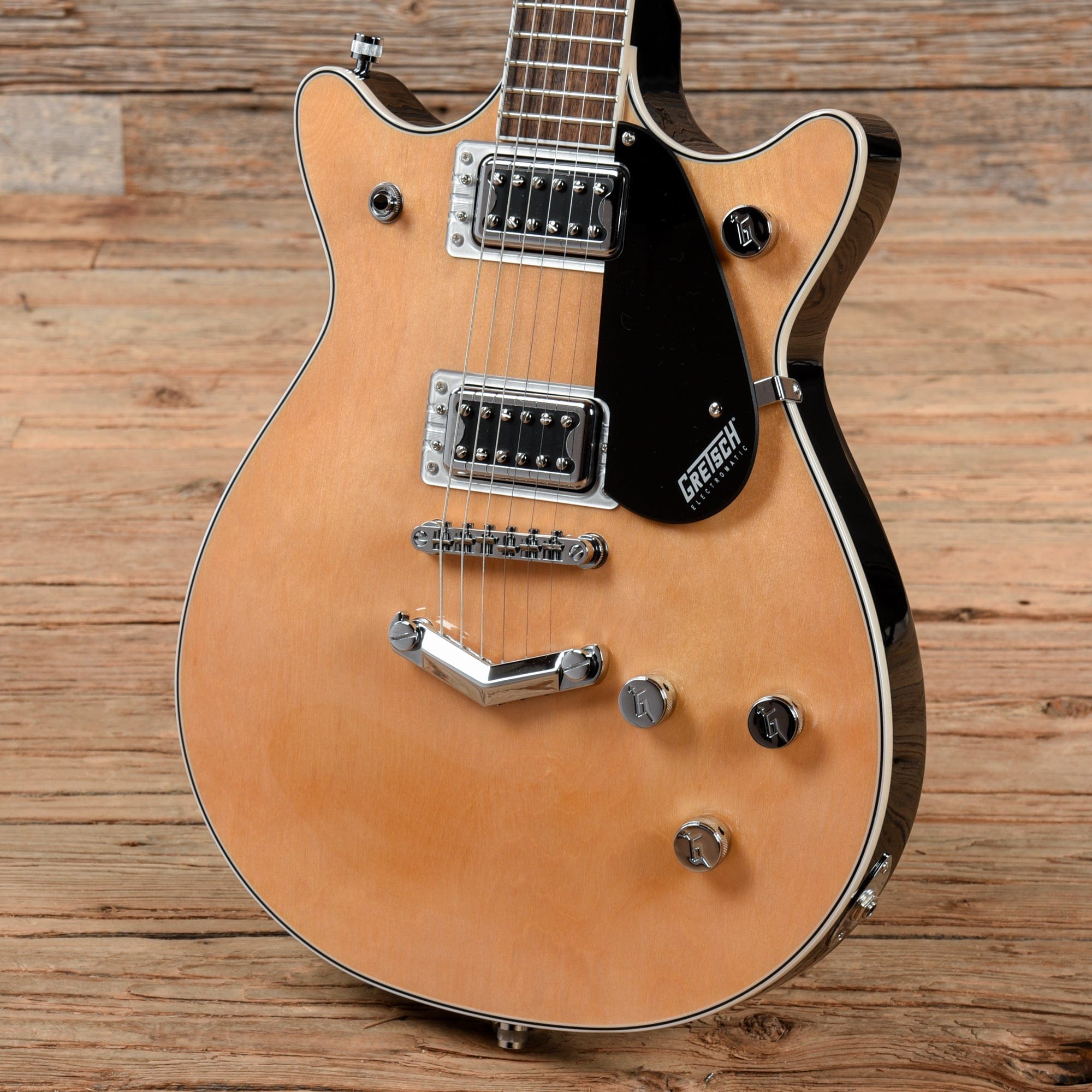 Gretsch G5222 Electromatic Double Jet BT with V-Stoptail Aged Natural 2020 Electric Guitars / Solid Body