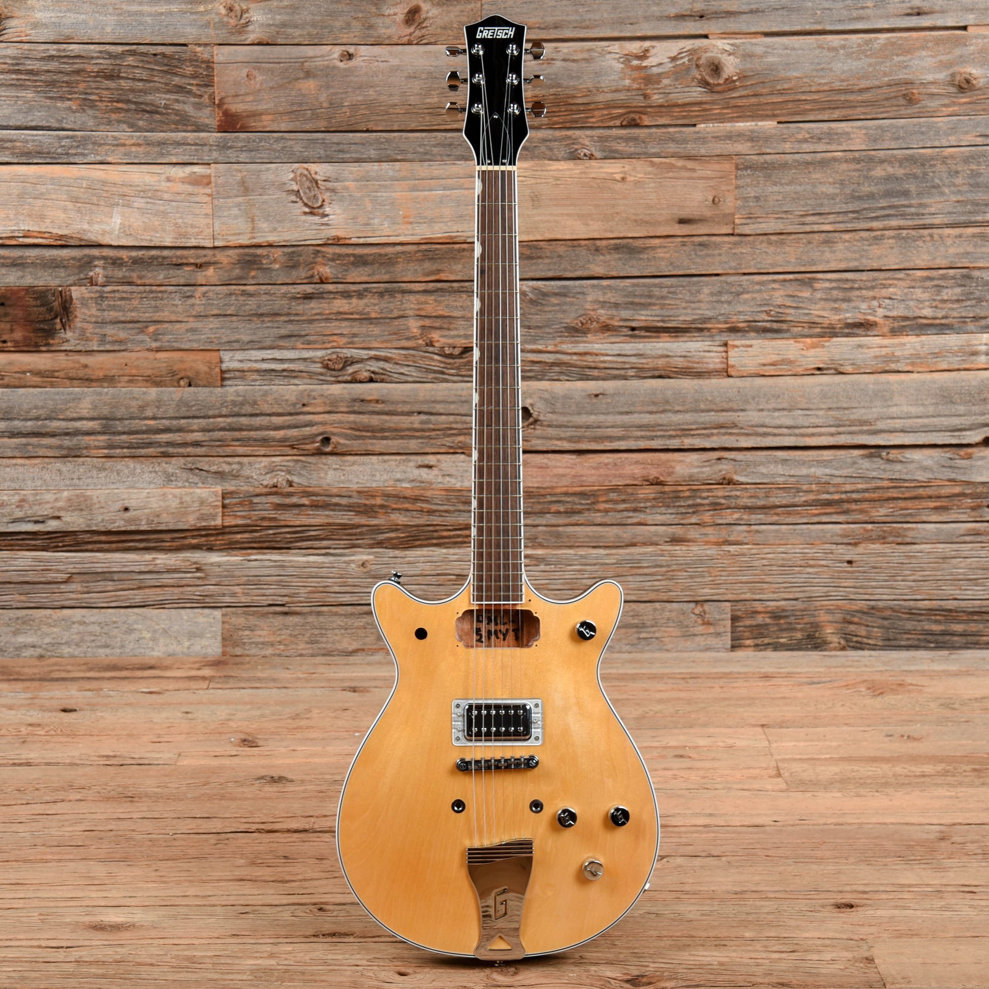 Gretsch G5222 Electromatic Double Jet BT with V-Stoptail Natural Electric Guitars / Solid Body