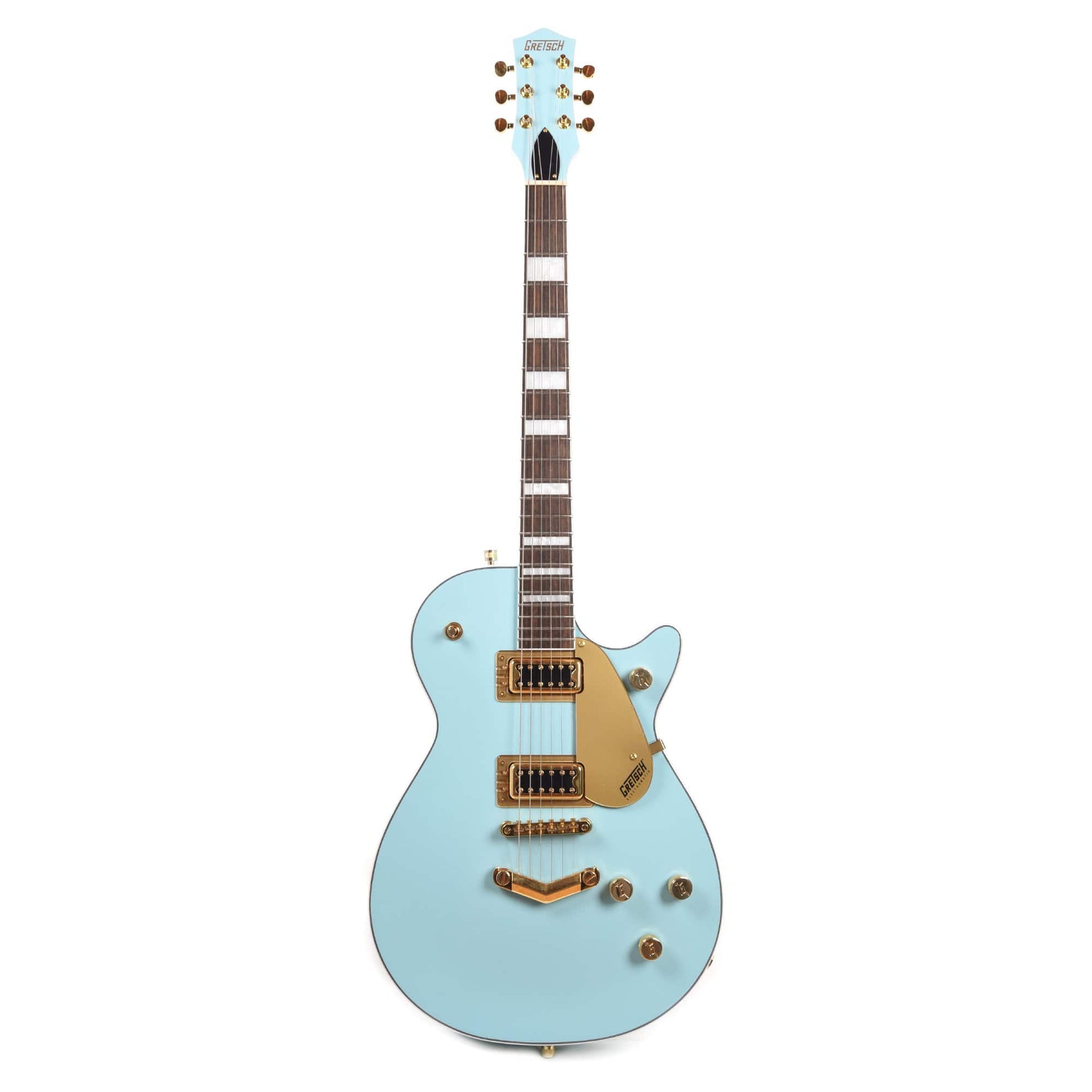 Gretsch G5230 Electromatic Jet FT Daphne Blue w/Gold Hardware Electric Guitars / Solid Body