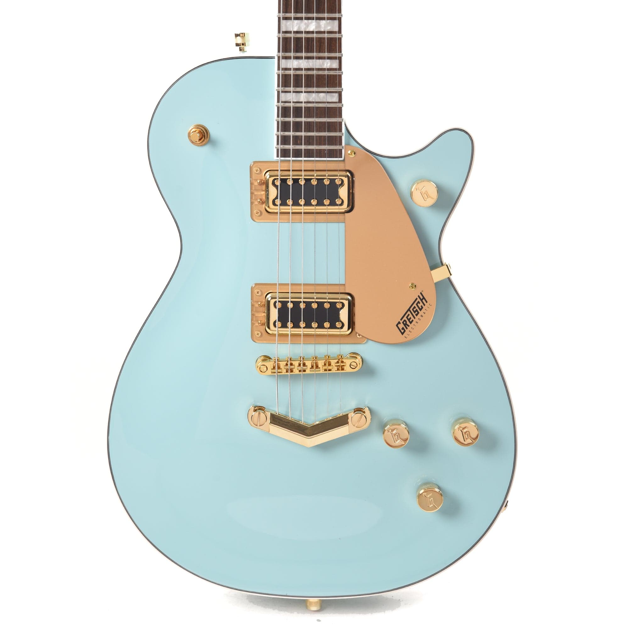 Gretsch G5230 Electromatic Jet FT Daphne Blue w/Gold Hardware Electric Guitars / Solid Body