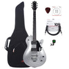 Gretsch G5230T Electromatic Jet FT Airline Silver w/Gig Bag, Tuner, (1) Cable, Picks and Strings Bundle Electric Guitars / Solid Body