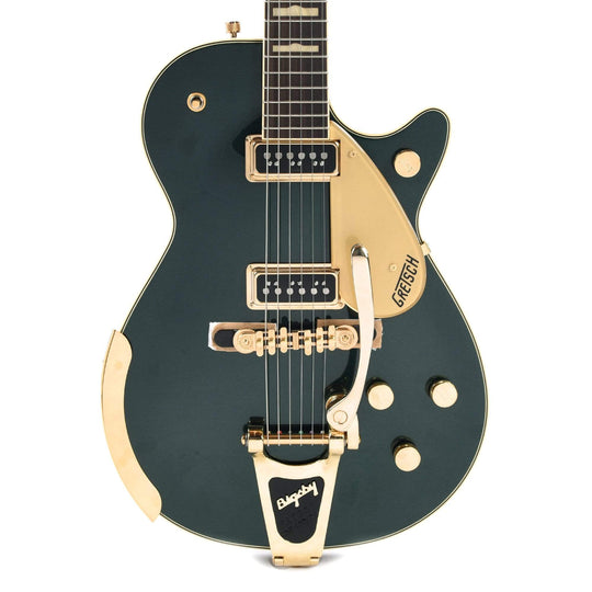 Gretsch G6128T-57-CDG Vintage Select Edition 57 Duo Jet Cadillac Green w/Bigsby & TV Jones Pickups Electric Guitars / Solid Body