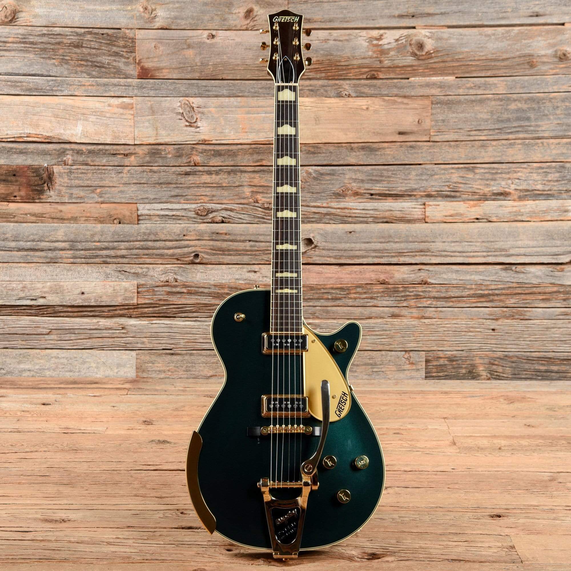 Gretsch G6128T-57 Vintage Select '57 Duo Jet with Bigsby Cadillac Green 2018 Electric Guitars / Solid Body
