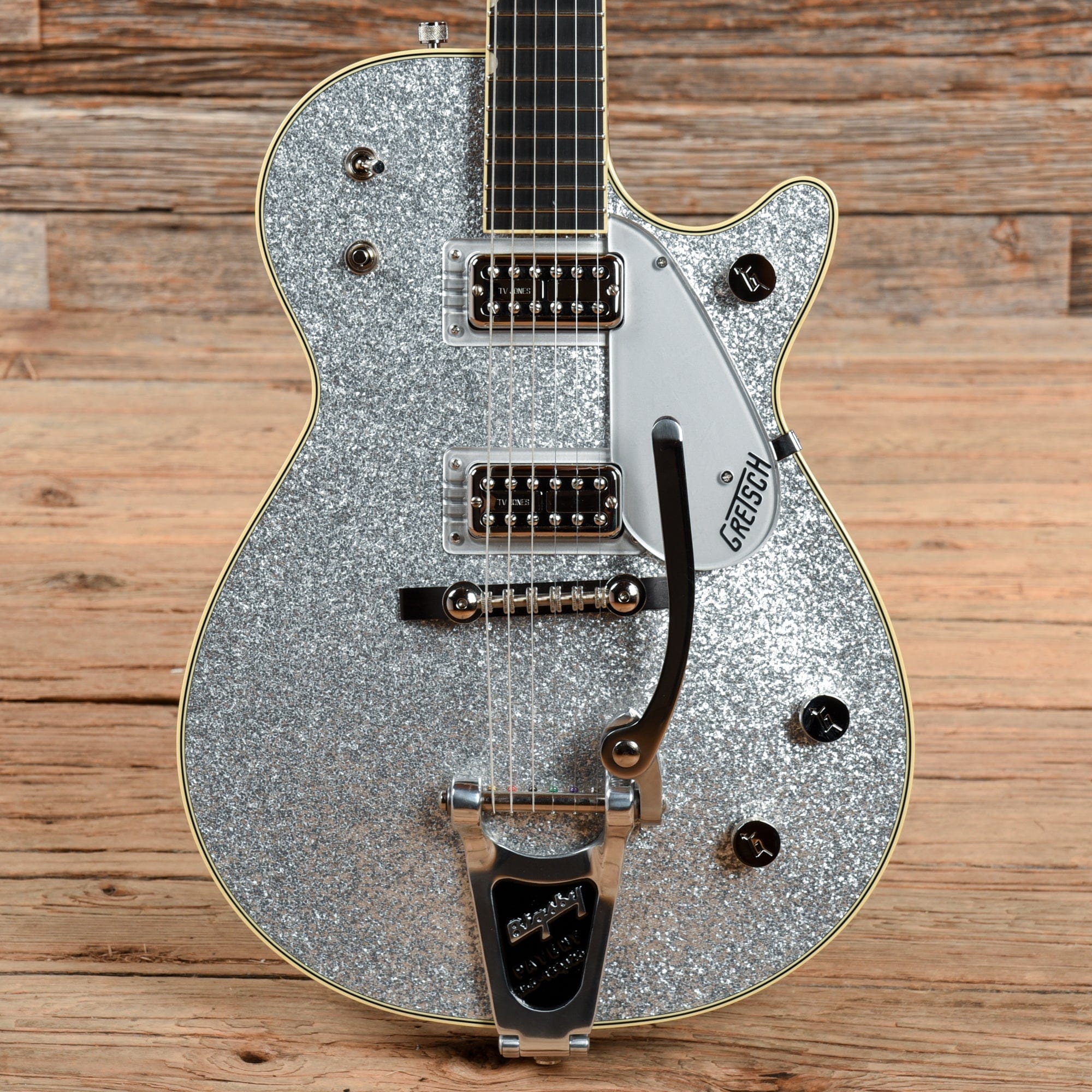 Gretsch G6129T-59 Vintage Select ’59 Silver Jet Silver Sparkle 2021 Electric Guitars / Solid Body