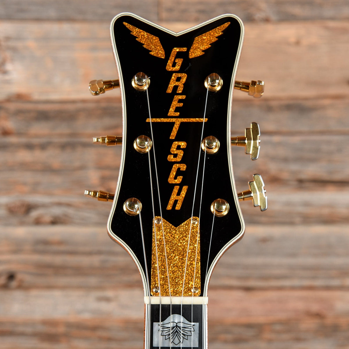 Tracolla Per Chitarra Gretsch Originale – Design Alternativo A Pinguini Nero E Oro - Foto 1